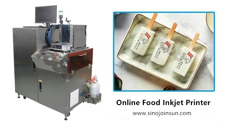 sinojoinsun пищевых продуктов питания промышленного принтера в линию; онлайн пищи струйный принтер 3
