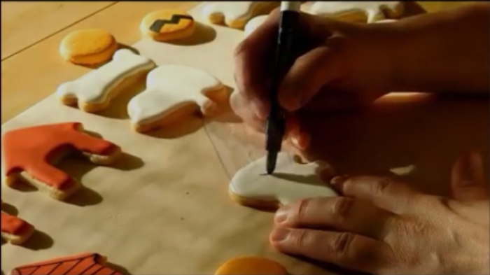 Съедобные маркеры на cookie
