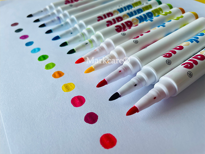 12 цветных съедобных маркеров | Пищевые маркеры