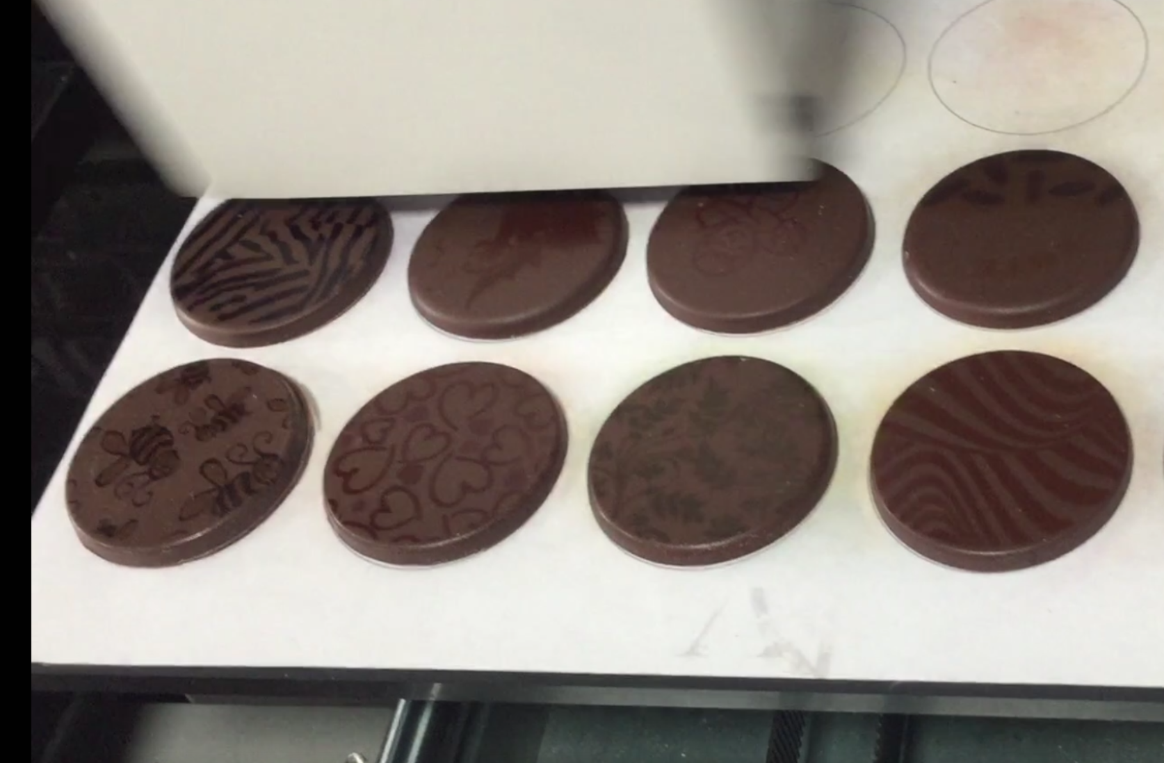 Агент для покрытия Chocoprint для печати фото шоколад